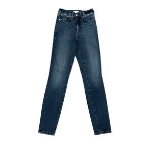 Good American jeans 4 / 27 fun buttons with zipper